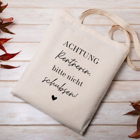 Personalisierter Tragebeutel – Rentner/Ruhestand – Design 2