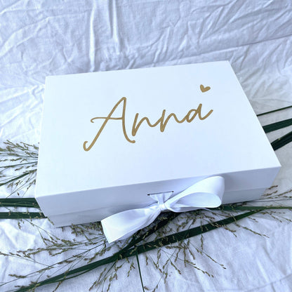 Personalisierte Geschenkbox für Trauzeugin, Brautjungfer oder Braut