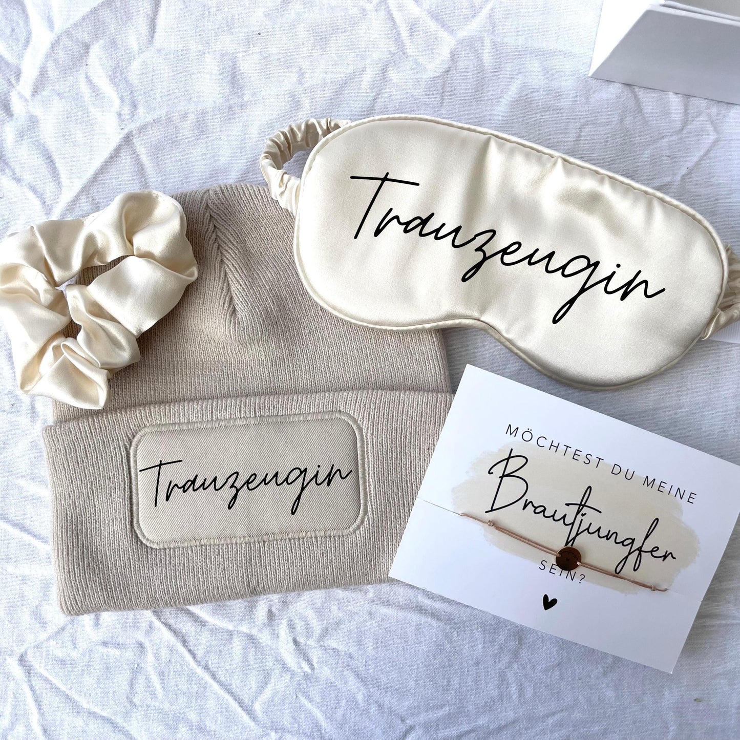 Personalisierte Geschenkbox für Trauzeugin, Brautjungfer oder Braut