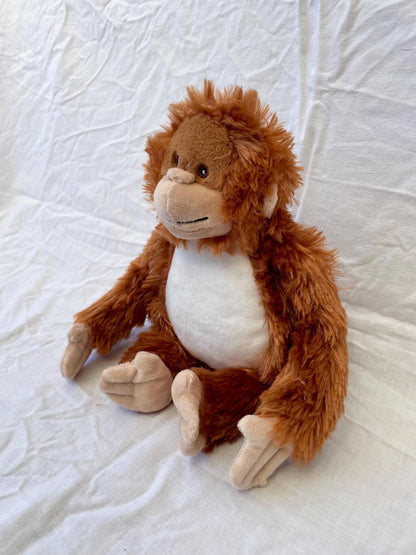 Personalisiertes Kuscheltier mit Namen – Affe