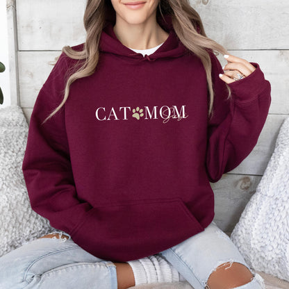Personalisierter Hoodie – Cat Mom