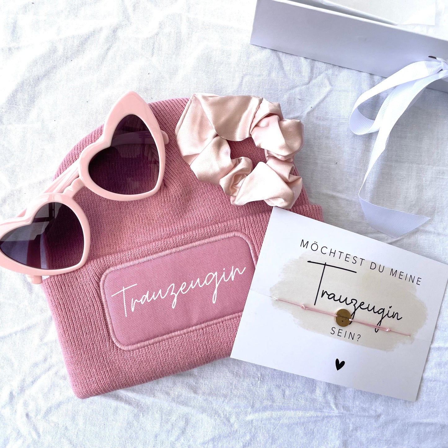 Personalisierte Geschenkbox für Trauzeugin, Brautjungfer oder Braut